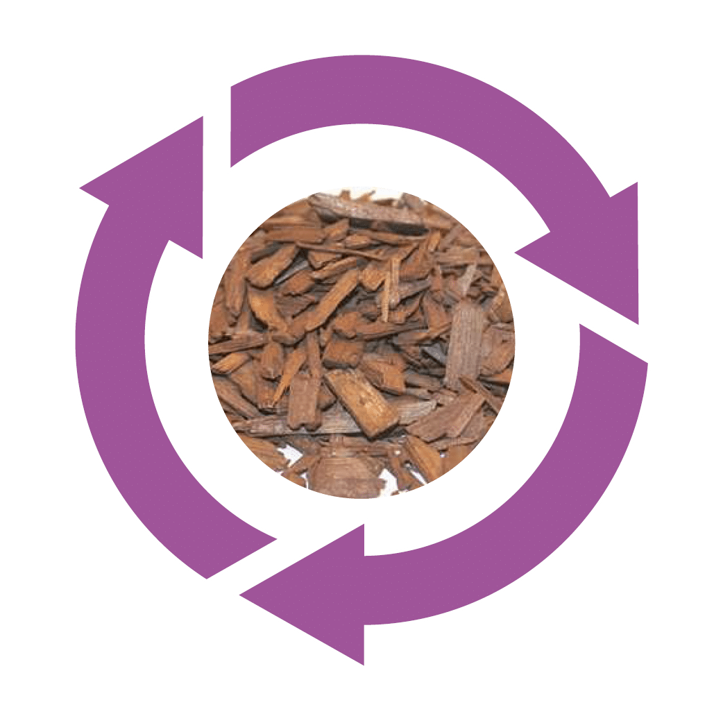 copeaux de bois brun granudeco