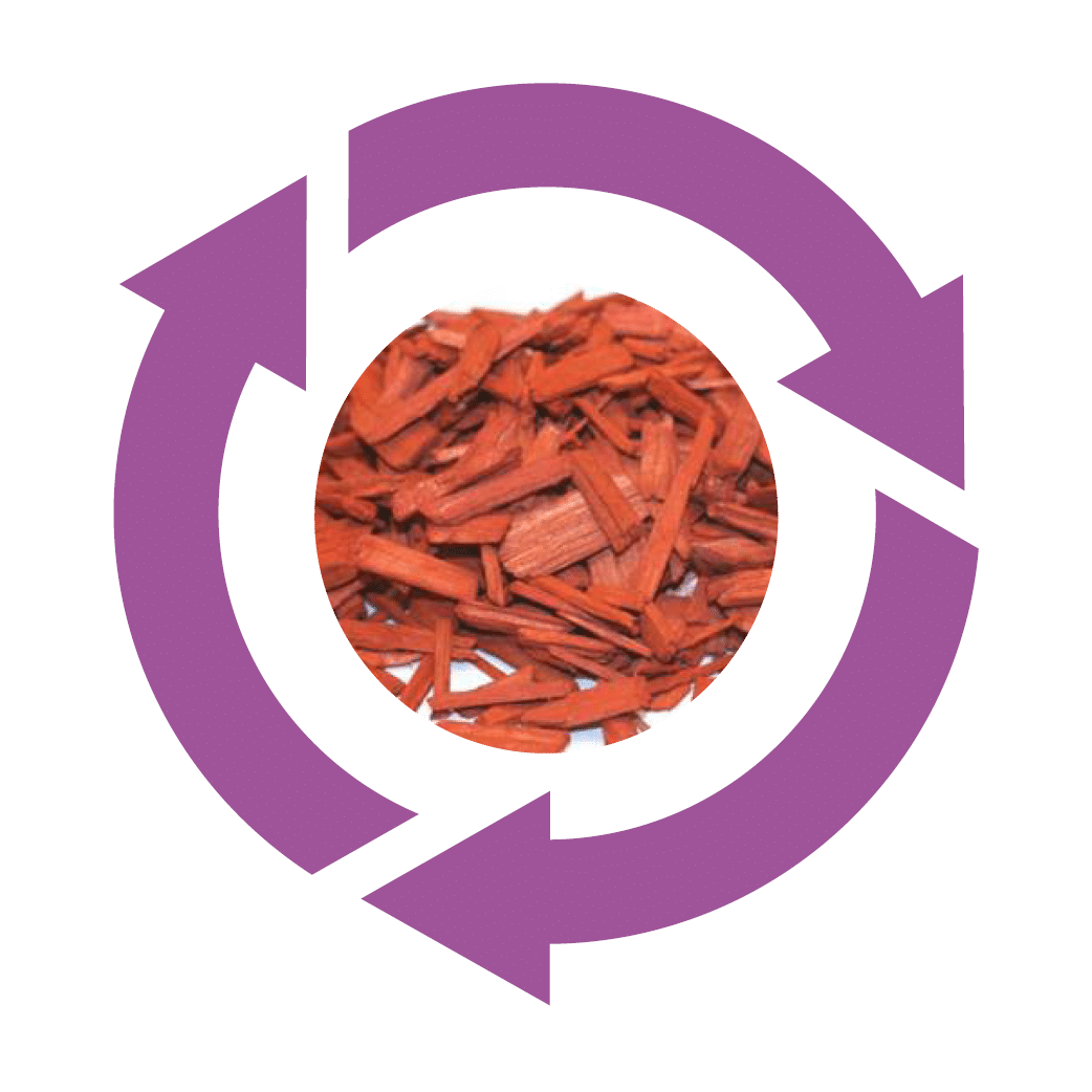 copeaux de bois rouge granudeco